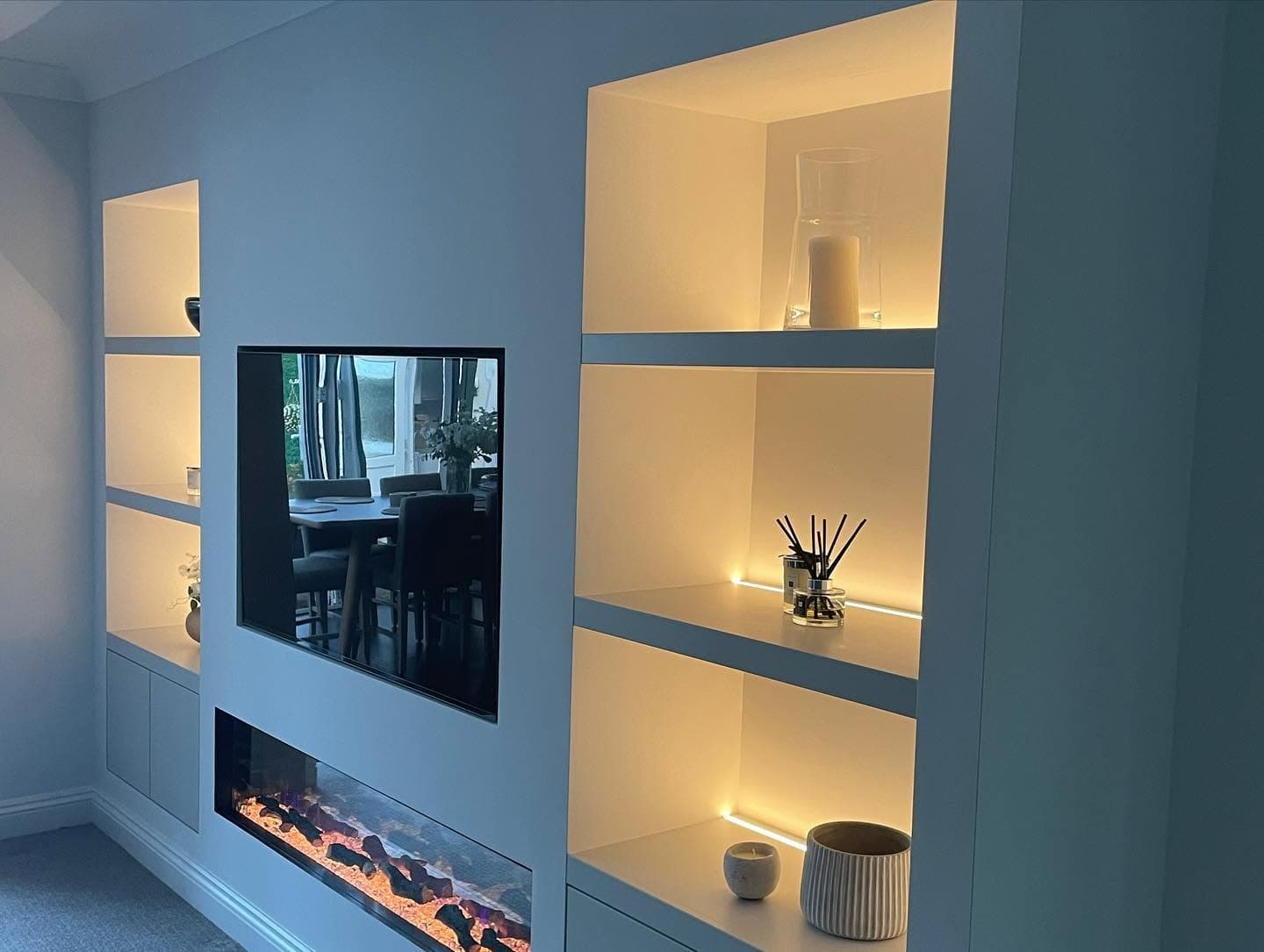 Custom Media Walls Designed Around Your Room